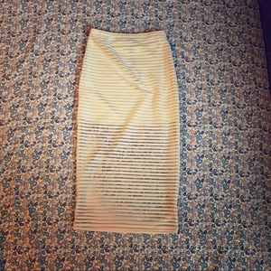 NWT ASOS Motel Bobby Skirt in Ivory - Size Medium